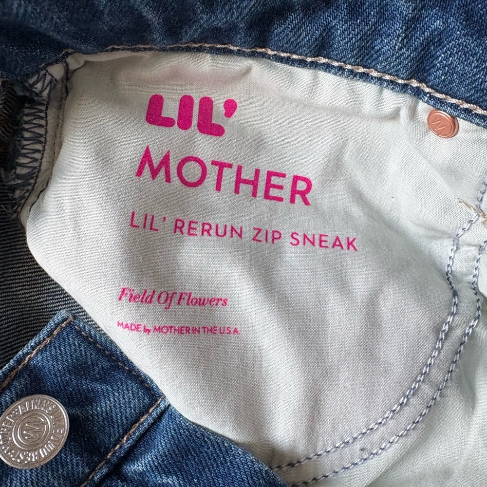 MOTHER Floral-Print Lil Rerun Zip Sneak - Picture 2 of 5